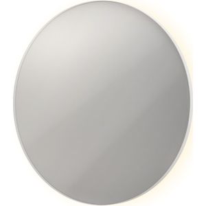 Spiegel INK SP17 Rond Colour Changing LED Rondom 120 x 4 x 120 cm Dimbaar In Aluminium Kader Mat Wit