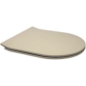 BWS - Calitri - Toiletzitting - Mat Taupe - Softclose ClipOff Slim