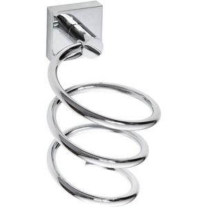 Haardrogerhouder Sapho X-Square 15.5x10 cm Hangend Chroom