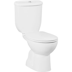 Toiletpot staand bws sedef onder aansluiting wit