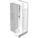 Complete douchecabine vm ifix adria 80x80 cm hoekinstap