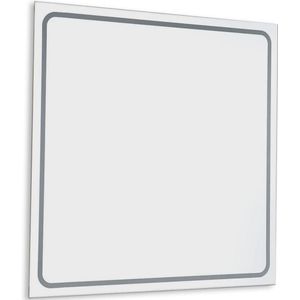 Badkamerspiegel sapho gemini ii 55x55 cm led-strips