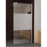 Bws douchewand reno met middenband 100x200 cm 10 mm nano coating