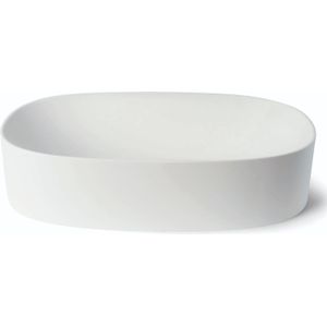 Waskom Luca Sanitair Tate 55x35x12,5 cm Solid Surface Mat Wit