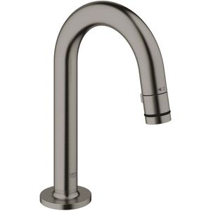 Fonteinkraan grohe universal 1/2" met c-uitloop hard graphite geborsteld