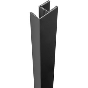 BRAUER Hoekprofiel PVD gunmetal geborsteld