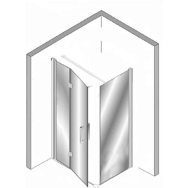Douche vouw deur 180 cm vouwdeur - douchedeuren kopen? | Hoge kwaliteit,  lage prijs | beslist.nl