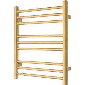 Designradiator PLUS 9-500 Geborsteld Goud 59 x 50 cm