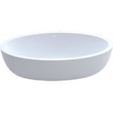 Vrijstaand bad bws solid surface 169x111x48 cm mat wit