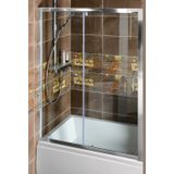 Nisdeur sapho deep schuifdeur 120x150 cm 6 mm helder glas tbv douchebak deep