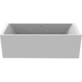Ligbad wiesbaden destra vrijstaand acryl 180x80 met waste wit