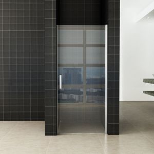 Wiesbaden douchedeur eco | profiel 100x195 cm | 6mm helder glas | nisdeur