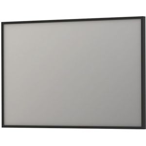 Spiegel ink sp18 rechthoek in stalen kader 120x4x80 cm mat zwart