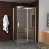 Bws douchecabine met schuifdeur 120x80 cm 8 mm nano coating