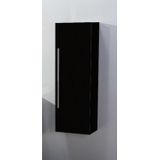 Hoge kast 120 cm zwart wenge