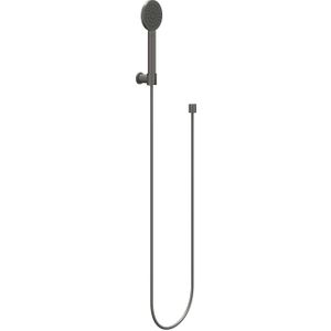 Handdoucheset IVY Set Bestaande Uit Doucheslang 150 cm, Wandhouder En Handdouche Satin Spray Geborsteld Metal Black PVD