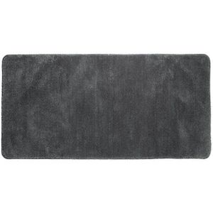 Badmat sealskin angora 100% polyester 70x140x2 cm grijs