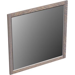 Spiegel forzalaqua gela 80x2x80 cm vierkant eiken silver grey