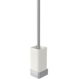 Toiletborstelset haceka aline brushed 41,4 cm aluminium geborsteld zilver