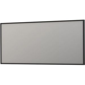Spiegel ink sp18 rechthoek in stalen kader 180x4x80 cm mat zwart