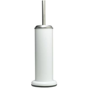 Toiletborstelhouder acero 12x40,5 cm roestvrij staal wit