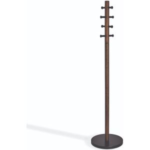 Kapstok umbra pillar 40x40x168 cm zwart en walnoot