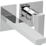 Inbouw wastafelkraan herzbach neo castell waterbesparende perlator 24 cm chroom