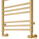 TVS - Ventile 150 - Zij-Aansluitset - Geborsteld Goud - Axiale Aansluiting