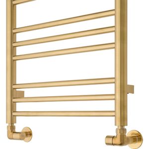 TVS - Ventile 150 - Zij-Aansluitset - Geborsteld Goud - Axiale Aansluiting