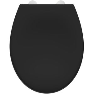 Toiletbril schutte lupos softclose en quick-release mat zwart