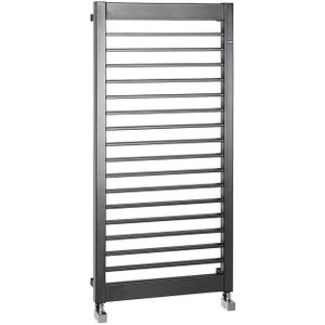 Designradiator sapho mateo recht 50x104.7 cm 508w antraciet