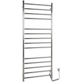 Elektrische handdoekradiator sapho redondo recht 63x116 cm rvs