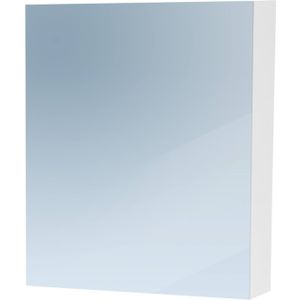Spiegelkast dual exclusive line 60 cm linksdraaiend hoogglans wit