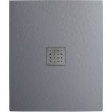 Douchebak vm go krypton 100x70x3 cm polybeton rechthoek grijs