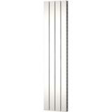 Designradiator plieger cavallino retto dubbel 905 watt middenaansluiting 200x29,8 cm wit