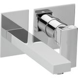 Inbouw wastafelkraan herzbach neo castell waterbesparende perlator 20,7 cm chroom