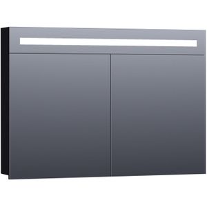 Spiegelkast 2.0 exclusive line 100 cm mat zwart