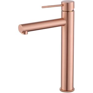 Best Design - Lyon - Wastafelmengkraan - Mat Rose Goud - 30 cm - 1-hendel