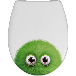 Toiletzitting cedo monster duroplast softclose monster wit