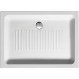Douchebak keramiek sapho gsi 100x72x11 cm rechthoek wit
