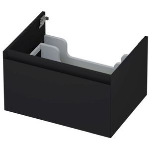 Onderkast INK 1 lade greeploos gelakt 45gr 60 cm x 45 cm x 35 cm Mat zwart 1240106