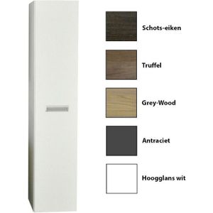Kolomkast sanicare q2/q3/q8 soft-close deur 160x33,5x32 cm grey-wood