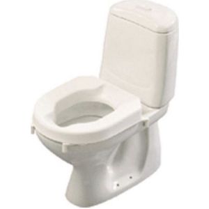 Toiletverhoger etac hi-loo afneembaar met deksel 10 cm wit (draagvermogen tot 150 kg)