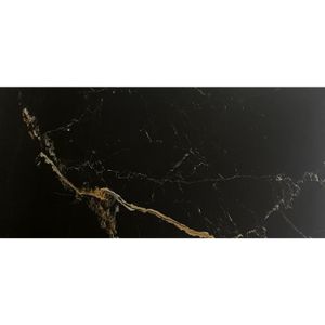 Vloertegel js stone deluxe marmerlook zwart gepolijst 60x120 cm (doosinhoud 1.44 m²)