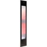 Sunshower pure xl 2.0 black infrarood inbouwapparaat 19.9x123.8x10 cm aluminium mat zwart