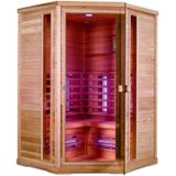 Infrarood sauna apollo 130x130 cm 2400w 2 persoons