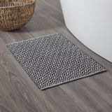 Sealskin Trellis Badmat 60x90 cm - Katoen - Zwart