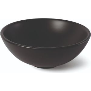 Waskom Luca Sanitair Ceramics Venere Rond 41x41x16 Keramiek Mat Zwart