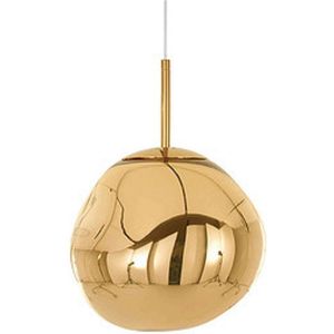 Hanglamp sanimex njoy met e27 fitting 36 cm inclusief 4w lamp glas goud