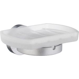 Zeephouder Smedbo Home Mat Glas 12x7,8 cm Chroom Geborsteld